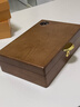 那澜多好胡桃木实木首饰盒小便携耳环戒指项链手串饰品收纳盒高档精致礼物 单层全锁实木首饰盒 实拍图