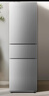 美的（Midea）220升三门冰箱灰色租房家用客厅宿舍小型冰箱三开门三温低耗省电低音运行BCD-220TM 实拍图