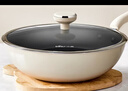 小熊（Bear）陶瓷精铁炒锅无化学涂层炒菜锅 32cm家用平底锅电磁炉燃气灶通用 实拍图