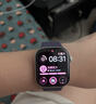 Apple/苹果 Watch S11 智能手表GPS款46毫米银色铝金属表壳雾紫色运动型表带S/M MEVW4CH/B 实拍图