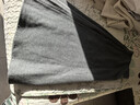 优衣库女装绒面针织喇叭中裙/半身裙裙子481434 06 铅灰色 M /160/68A 实拍图