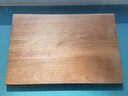 双枪乌檀木擀面板菜板实木家用面板揉面和面板案板切菜板60*40*2cm  实拍图