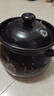 砂锅煲汤家用陶瓷煲耐高温明火燃气灶炖锅汤锅煲仔饭煤气灶专用 保温养生煲 4.6L 实拍图