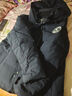 雪中飞秋冬新款时尚休闲舒适廓形男士“H”版型印花立领连帽羽绒服男 钢铁灰|8224 L /175/96A 实拍图