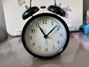 宜家（IKEA）DEKAD德卡闹钟石英钟简约复古钟钟表摆放式台式高颜值钟 闹钟黑色10cm 实拍图