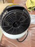 益度暖风机家用德小型电暖器电热风扇国桌面暖风机办公室黑小太阳取暖器浴居科技两用 黑白色-冷暖两用 实拍图