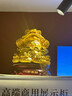 铜雀天骄金蟾招财摆件公司新店开业大吉礼物生意兴隆高档礼品金蝉大摆件 沙金大号尺寸约35*35*40cm 实拍图