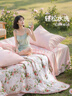 富安娜夏凉被纯棉100%双面可机洗空调被子夏季双人全棉薄被230x229cm 实拍图