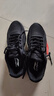 李宁运动鞋男鞋轻便透气网面拼接缓震跑步鞋黑色低帮软底休闲慢跑鞋 【透气网面】黑色(009款)-4 43.5 实拍图