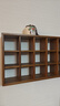溪木工坊新中式实木格子架博古架置物架茶杯收纳架茶壶茶具架挂墙摆件架 目观格子架（27格） 实拍图
