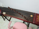 仙声 古筝初学者专业演奏考级刻字刻画扬州乐器 金荷花（架子+琴弦或凳子） 实拍图