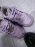 回力（Warrior）男童鞋子秋冬儿童运动鞋加绒二棉女童棉鞋WZ(CL)-0852-1紫色33 实拍图