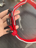 多尼斯（DOGNESS）狗狗牵引绳遛狗绳狗链子项圈小中型犬泰迪柯基法斗博美马犬 红M 实拍图