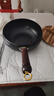 京严正宗章丘大肚铁锅老式家用炒菜锅手工锻打无涂层炒锅不粘锅 【三次开锅发货】适用3-5人 26cm 久用无沙眼|送木盖+锅铲+百洁布 实拍图