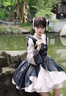 唐努乌【竹杳】新中式旗袍可拆袖lolita少女汉服OP连衣裙中华风洛丽塔 全套【可拆袖】 S 实拍图