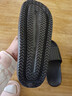 洁丽雅（Grace）旅行便携拖鞋酒店家用待客防滑非一次性拖鞋洗澡凉拖鞋 黑色44-45 实拍图