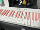 贝琪（Betsy）B190磁吸钢琴88键成人便携式电钢琴学生幼师折叠手卷电子钢琴 牛奶白(粉键)+果冻琴包 实拍图