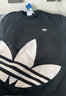 adidas经典时尚宽松抓绒圆领卫衣套头衫男女秋季阿迪达斯三叶草 黑色 L 实拍图