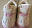 牧童学步鞋春秋季童鞋男童机能软底婴儿面包鞋革面女宝宝鞋 樱花粉19 实拍图