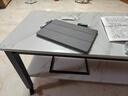 修乐（XIULE）茶几客厅家用茶桌钢化玻璃茶台仿岩板大理石茶几轻奢感小桌子 【玻璃台面】白纹理+黑架100cm 实拍图
