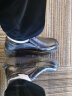 卡帝乐鳄鱼（CARTELO）欧美男鞋真皮休闲鞋英伦厚底气垫皮鞋商务套脚透气鞋增高减震单鞋 黑色 42 晒单实拍图