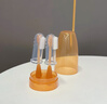 世喜婴儿牙刷0-1-2岁乳牙刷宝宝口腔清洁棒器小月龄软硅胶刷毛 实拍图