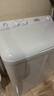 海尔洗衣机半自动12/10公斤大容量家用双桶水电分离移动脚轮自由安放防鼠底台安全耐用双缸 海尔出品统帅旋风水流+独立旋钮 双缸 10kg 实拍图