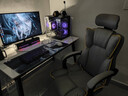 锦汐电脑椅办公椅子电竞椅家用人体工学椅老板椅主播靠背椅皮革转椅 灰色+4级杆+乳胶【二代升级】 实拍图