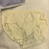 七海秋一次性内裤纯棉双裆孕产妇坐月子生理期条纹短裤女士4条袋装-彩XL 实拍图