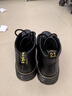 百丽黑曜石勇士厚底休闲加绒靴子户外工装马丁靴A1764DD4 黑绒里 39 实拍图