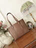 viney牛皮包包女包大容量托特包单肩包手提包生日元旦礼物送女生女友 实拍图