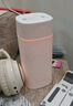 Hulker 【10W+销量加湿器】加湿器 卧室迷你家用办公室桌面车载低噪上加水小型usb空气加湿器 【白色充电款】双喷加湿/800ml大容量/无线使用 实拍图