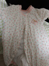 婧麒（JOYNCLEON）秋冬婴儿连体衣新生男女宝宝夹棉衣服无骨哈衣爬服小月龄睡衣 粉色碎花【40g棉连体衣】 59cm  【1-3月建议体重3.5-6.9kg】 实拍图