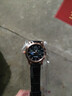 正品男士手表高档休闲石英表简约气质男表皮带高颜值罗马时尚腕表 黑色运动款 实拍图