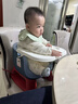 日康（rikang）儿童坐椅 靠背椅叫叫椅宝宝发声椅幼儿园餐桌椅 【升级防摔】PVC软垫附餐盘 橙色 实拍图