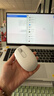 罗技（Logitech）M196 无线蓝牙鼠标 办公鼠标 笔记本商务办公家用 小巧便携 对称手型 珍珠白 实拍图