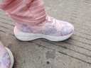 贵人鸟男女童运动鞋夜光轻跑鞋春秋季新款旋转纽扣鞋中大童休闲儿童鞋子 22076粉色 30码 实拍图