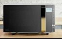 美的（Midea）微碳系列微波炉家用微烤一体机不锈钢内胆一级能效平板23升解冻解热PC23M8 实拍图