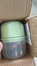 绞肉机小型打蒜器家用绞蒜切蒜器多功能辅食料理机电动蒜泥神器蒜蓉机自动切菜机压蒜器 浅绿色- 0.26L （升级大电机） 实拍图