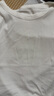 浪莎纯色圆领T恤女夏季经典螺纹弹力修身显瘦百搭显胸大打底衫上衣 实拍图