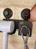 太力 吹风机置物架吸盘免打孔卫生间支架电吹风筒收纳挂架挂钩太空铝 实拍图