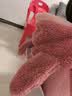 红豆居家（Hodohome）儿童睡衣女童冬季法兰绒保暖家居服女孩加绒加厚睡袍浴袍700粉120 实拍图