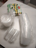 美丽雅一次性碗食品家用450ml*50只耐高温微波打包盒透明汤碗不带盖 实拍图