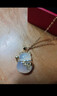 央创时尚招财猫项链女款小众玉吊坠本命年新年女生生日礼物女朋友闺蜜S925 实拍图