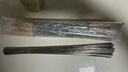 原始人烧烤签子不锈钢烧烤针羊肉串木柄扁签烤串家用钎子烤肉铁签子 20支 实拍图