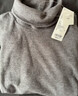 优衣库女装HEATTECH摇粒绒两翻领套头衫/长袖479608 07 青灰色 S /155/80A 实拍图