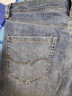 杰克·琼斯（JACK&JONES）26年春男装修身牛仔裤男弹性品牌男裤休闲潮流四季款宽松直筒裤子 E42中牛仔蓝-第二批 33 180/84A(W33/L32) 实拍图
