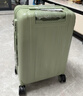 汉客行李箱女拉杆箱男大容量镇店之宝双层拉链密码箱子旅行箱22英寸绿 实拍图
