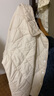 春秋季轻薄款女士新款小棉袄短款纯色翻领薄款外套棉衣女百搭棉服 米白 5XL 建议140-155斤 实拍图