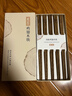 双枪（Suncha）筷子 天然家用实木无漆无蜡鸡翅木雕刻筷子套装10双装 实拍图